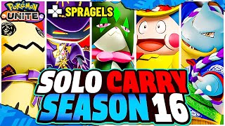 BEST Solo CARRY Pokemon For Each Role Pokemon Unite Season 16 [upl. by Yblocaj]