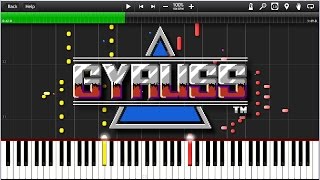 Gyruss NES  Main Theme【Synthesia Remake】 [upl. by Doraj111]