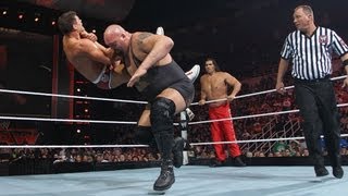 Big Show amp The Great Khali vs Alberto Del Rio amp Cody Rhodes Raw April 23 2012 [upl. by Scot]