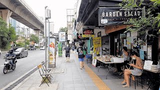 Bangkok Phaya Thai in the Morning  Airport Rail Link BTS Station is located 4K [upl. by Eirek813]