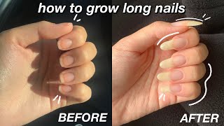 HOW TO GROW LONG NAILS tips for healthy amp strong nails  Ep 3 💅🏻 [upl. by Imrots223]