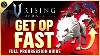 V Rising 10  Get Overpowered Fast amp Early [upl. by Froma]