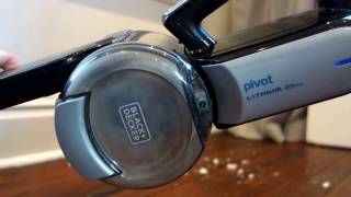 Black amp Decker Pivot Handheld Vacuum 20 Amp Lithium Battery Review [upl. by Nava665]