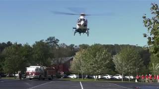 LifeNet Helicopter Lands at CGEC [upl. by Tommie]