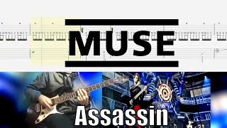 Muse  Assassin Guitar Cover With Tab [upl. by Quinta523]