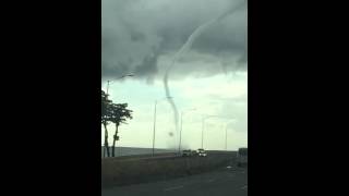 Viral Video UK Waterspout over Santa Domingo [upl. by Macri]