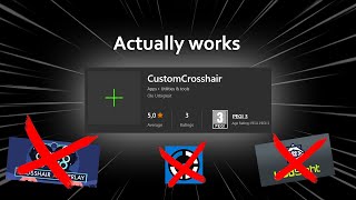 FREE custom crosshair that works in ANY fullscreen game [upl. by Anhcar]