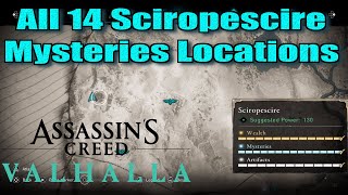 Assassins Creed Valhalla All Sciropescire Mysteries Location guide [upl. by Innes]