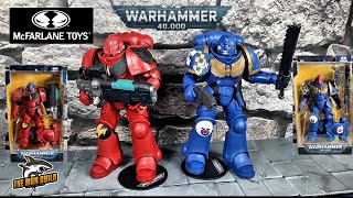 McFARLANE Toys Warhammer 40K ASSAULT INTERCESSOR HELLBLASTER Figures Review [upl. by Kahaleel]