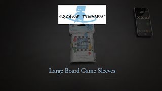 Arcane Tinmen  Large Board Game Sleeves [upl. by Adnohrahs]