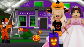 TRICK OR TREATING GONE WRONG BROOKHAVEN ROLEPLAY  JKREW GAMING [upl. by Simonne]