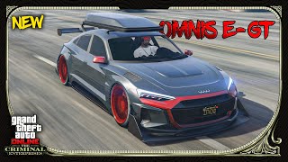 GTA 5 Online  Obey Omnis eGT Audi eTron GT  DLC Vehicle Customization [upl. by Addam387]