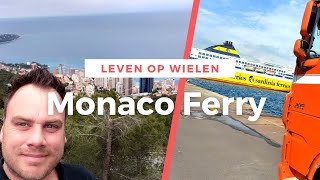 Skyline van Monaco en lossen bij de Ferry  Vlog 38  Frankrijk  Trucking  Leven op wielen [upl. by Enrique104]