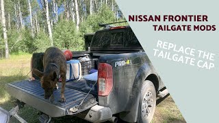 How to change the stock tailgate cap on a Nissan Frontier [upl. by Edlihtam]