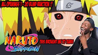 All Naruto Shippuden Openings 120 REACTION All the memories 😭 [upl. by Annaesor]