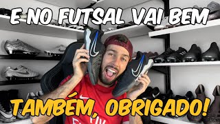 A TIEPO 10 ACADEMY PARA FUTSAL É UMA BOA OPÇÃO  Analise Nike Tiempo Legend 10 Academy IC [upl. by Casta44]