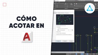 ¿Cómo acotar en AutoCAD  2021 [upl. by Getter]