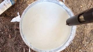 Oobleck NonNewtonian fluid vs bullets from a 1911 45 ACP and a Ruger single 6 [upl. by Cavallaro]