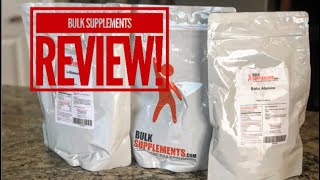 BULK SUPPLEMENTS REVIEW  What Supplements To Take To Get Bigger And Stronger Faster [upl. by Broeker]