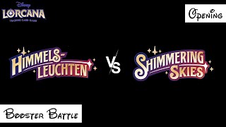 Disney Lorcana Opening  Himmelsleuchten vs Shimmering Skies Booster Battle [upl. by Mcgill]