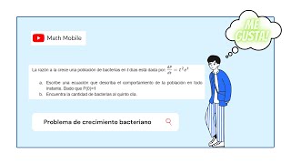 Problema de crecimiento bacteriano [upl. by Odine]