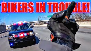 COOL amp ANGRY COPS VS BIKERS 2020  POLICE  BIKERS  TROUBLE [upl. by Hedvig]