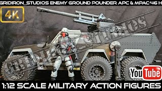 GridironStudios Weapons and Accessories for 112 Scale Enemy Ground Pounder APC amp MPAC46 H [upl. by Arikehs]