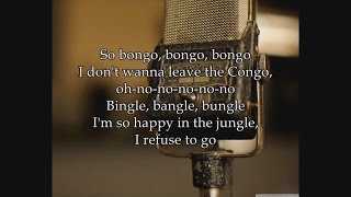 Civilization Bongo Bongo Bongo Danny Kaye and The Andrews Sisters  Lyrics  Fallout 4 [upl. by Notnirb644]