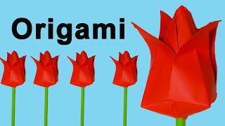 Como Hacer Flores De Papel Origami Fácil [upl. by Zashin]