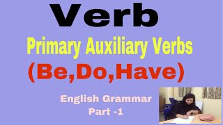 Verb 2  Primary Auxiliary VerbsHelping Verb  Basic Level For Beginners [upl. by Atrebor]