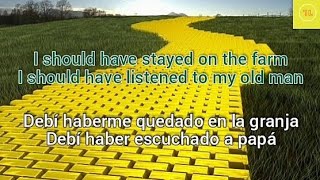 Elton John  Goodbye Yellow Brick Road Subtitulada en Español e Inglés [upl. by Ijnek]