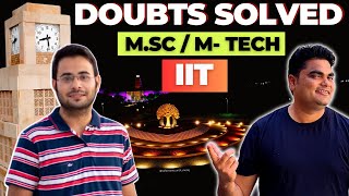 IIT MSc MTech Queries Solved ✅ Placements  Course Complete Details  IIT Jodhpur Maths Deptt [upl. by Ahsiyn]