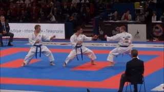 Team Kata  Bunkai GOJUSHIHO SHO by France National Team  21st WKF World Karate Championships [upl. by Annehsat]