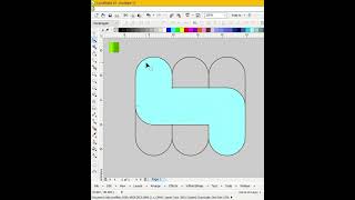 Trik corel corelDRAW pemula shortsvideo videoshorts [upl. by Elsworth]