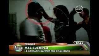 Profesor diablo baila perreo con alumnas en HD [upl. by Ailekahs]