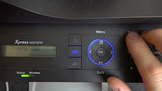 How to connect Samsung Xpress M2070 series to WiFi  How to connect Samsung printer to the network [upl. by Lionello]