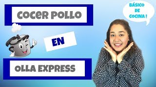 Cocer Pollo en Olla Express [upl. by Janette358]