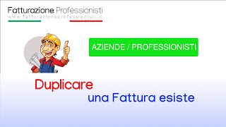 Azienda Duplica fattura [upl. by Enihsnus]