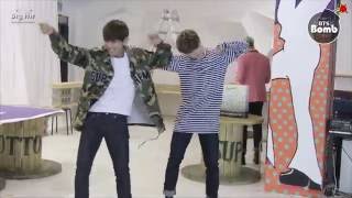 BANGTAN BOMB Free dance time with JIMIN amp V  BTS 방탄소년단 [upl. by Otir275]