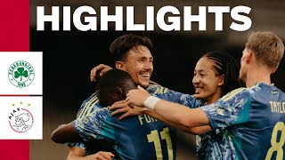 Olympic celebration from Berghuis 👀  Highlights amp reaction Panathinaikos  Ajax  Europa League [upl. by Oilalue]