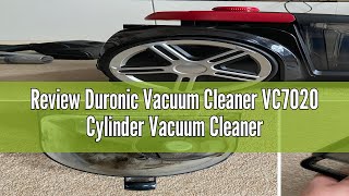 Review Duronic Vacuum Cleaner VC7020 Cylinder Vacuum Cleaners Crevice amp Turbo Brush for Upholstery [upl. by Navnod]