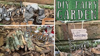 Fairy Garden DIY Rock Arch Bridges amp Sign  Fairy Garden Ideas  Tutorial Tuesday Ep 162 [upl. by Alegnat736]