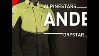 ANDES DRYSTAR JACKET l ALPINESTARS [upl. by Iru212]