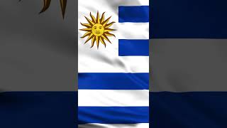 URUGUAY  Waving Flag  1 Hour  4K [upl. by Dobrinsky779]