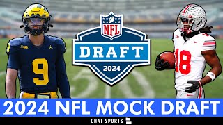 NEW 2024 NFL Mock Draft Round 1 amp Some Round 2 Projections Before End Of NFL Regular Season [upl. by Eeniffar]