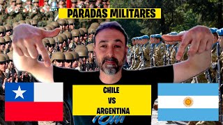 ESPAÑOL REACCIONA a PARADA militar CHILE vs ARGENTINA [upl. by Dralliw]