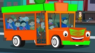 Wheels On The Bus  Nursery Rhymes For Kids And Childrens [upl. by Akena]