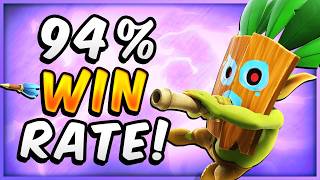 94 WIN RATE BROKEN LOG BAIT DECK — Clash Royale [upl. by Fong]