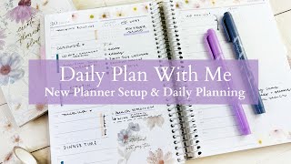 New Planner Move in  Daily PLAN WITH ME  July Dashboard  Erin Condren Daily Duo [upl. by Nairrot18]