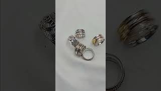 Meditation spinner ring all in stock ringsforwomen jewelry youtubeshorts fashion shortsviral [upl. by Larual]